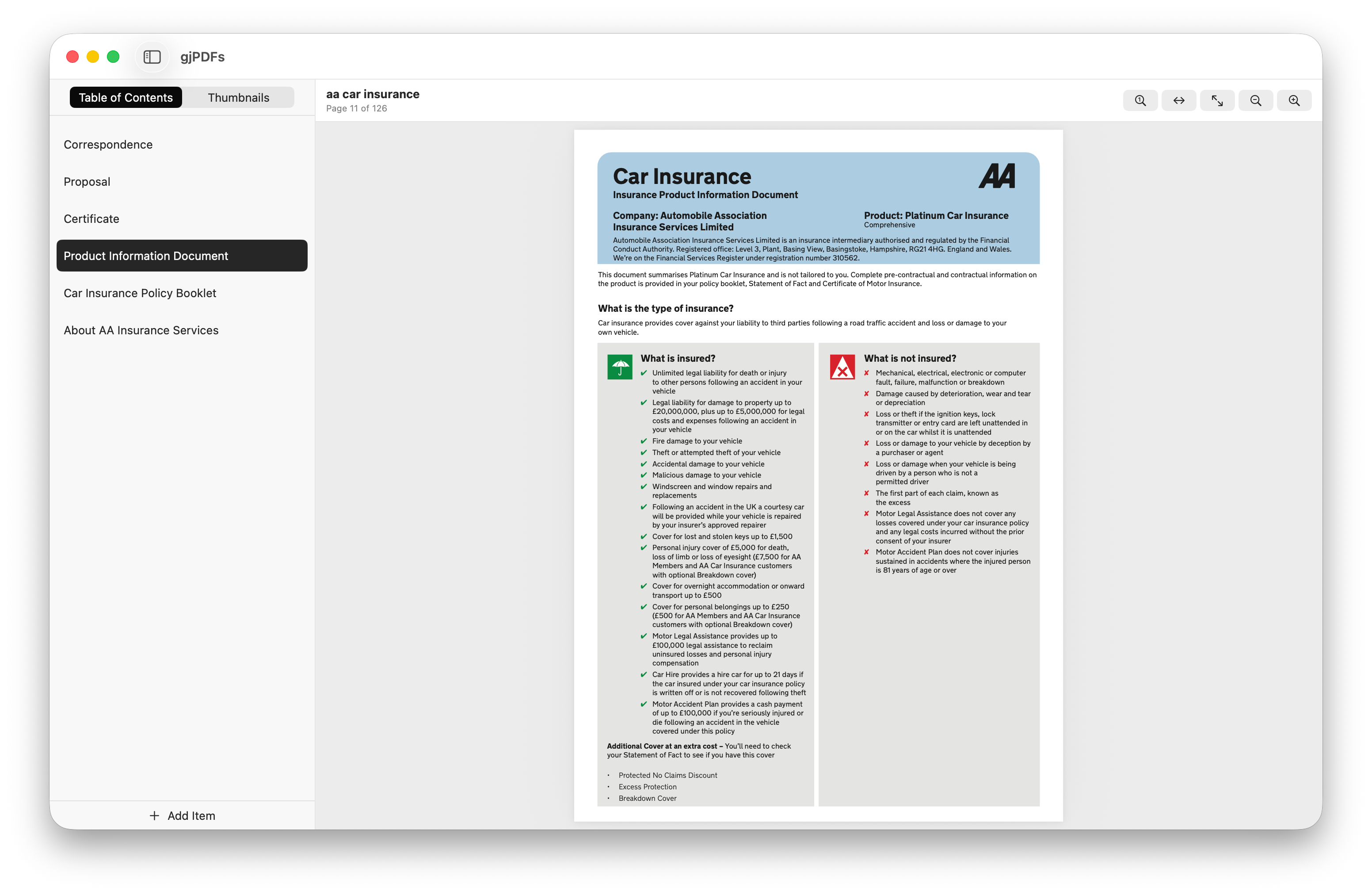 gjPDFs macOS screenshot